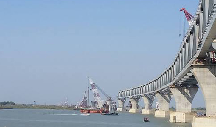 3,450 metre of Padma Bridge visible as 23rd span installed