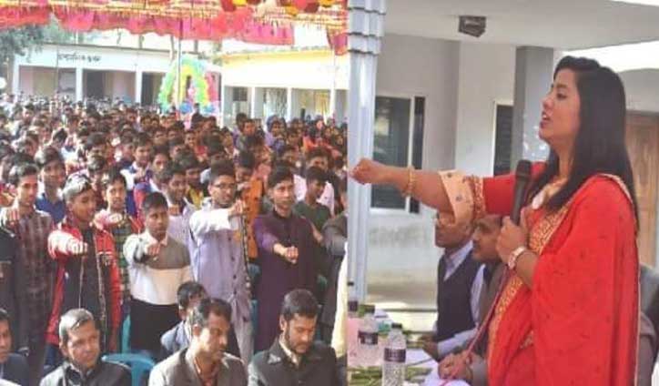 ছাত্রছাত্রীদের স্মার্টফোন ব্যবহার না করার শপথ ছাত্রছাত্রীদের স্মার্টফোন ব্যবহার না করার শপথ