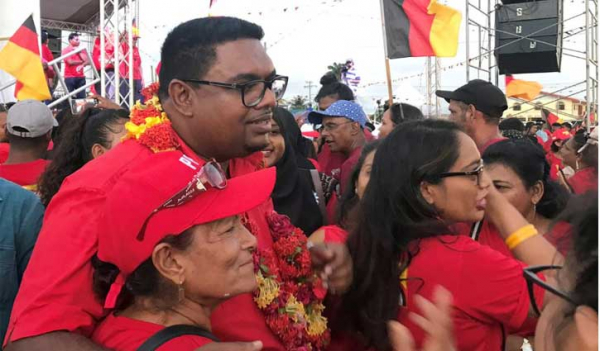 গায়ানায় ইরফান আলীকে নির্বাচনে বিজয়ী ঘোষণা গায়ানায় ইরফান আলীকে নির্বাচনে বিজয়ী ঘোষণা