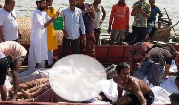 মদনে নৌকাডুবি: ১৭ জনের মরদেহ উদ্ধার, নিখোঁজ ২ মদনে নৌকাডুবি: ১৭ জনের মরদেহ উদ্ধার, নিখোঁজ ২