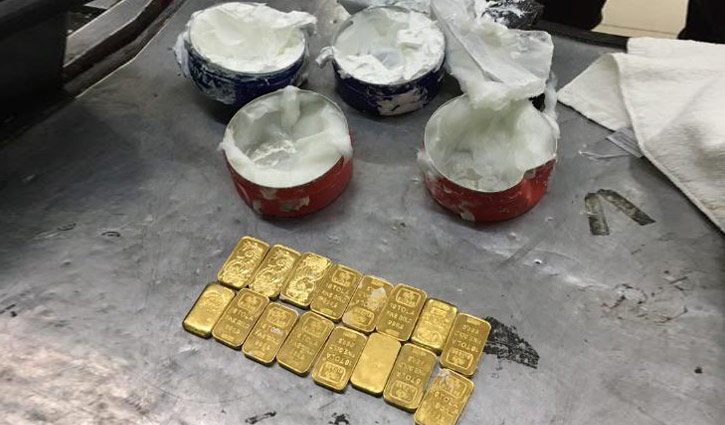 Man held with 16 gold bars in Dhaka airport