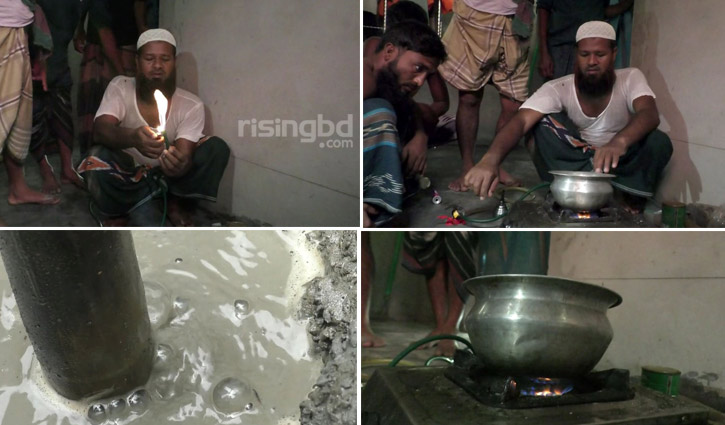 কলাপাড়ায় নলকূপ থেকে বের হচ্ছে গ্যাস কলাপাড়ায় নলকূপ থেকে বের হচ্ছে গ্যাস