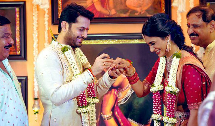অভিনেতা নিতিনের বিয়ের অনুষ্ঠান শুরু