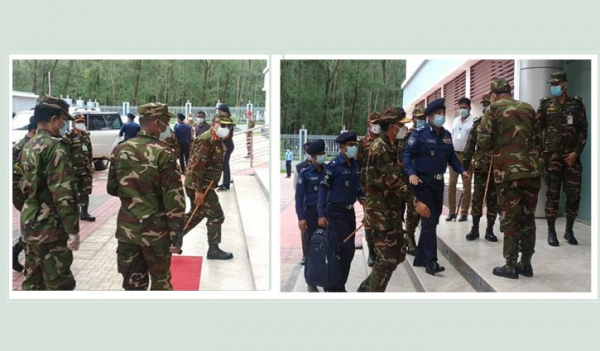 কক্সবাজারে সেনা প্রধান ও আইজিপি কক্সবাজারে সেনা প্রধান ও আইজিপি
