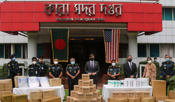 কারা কর্তৃপক্ষকে সুরক্ষা সরঞ্জাম দিলো যুক্তরাষ্ট্র কারা কর্তৃপক্ষকে সুরক্ষা সরঞ্জাম দিলো যুক্তরাষ্ট্র