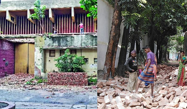 ভাঙা হচ্ছে বিএফডিসি ভাঙা হচ্ছে বিএফডিসি