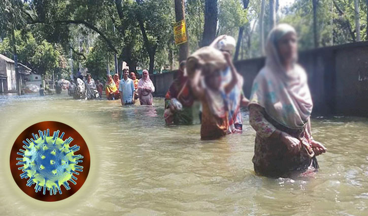 করোনা দুর্যোগের মধ্যে বন্যার হানা, সরকারি সহায়তা অব্যাহত করোনা দুর্যোগের মধ্যে বন্যার হানা, সরকারি সহায়তা অব্যাহত