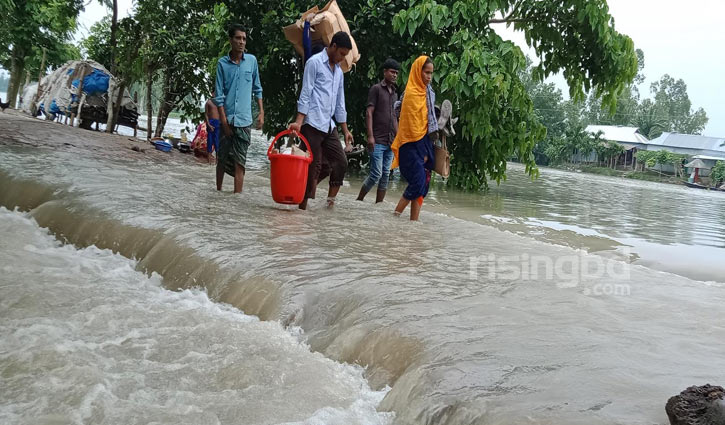 জামালপুরে নতুন নতুন এলাকা প্লাবিত, ৭০ হাজার মানুষ পানিবন্দি