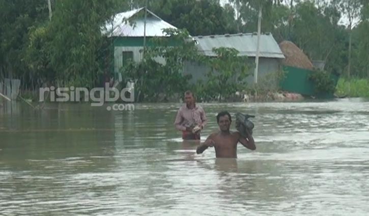 জামালপুরে কমেছে যমুনার পানি জামালপুরে কমেছে যমুনার পানি