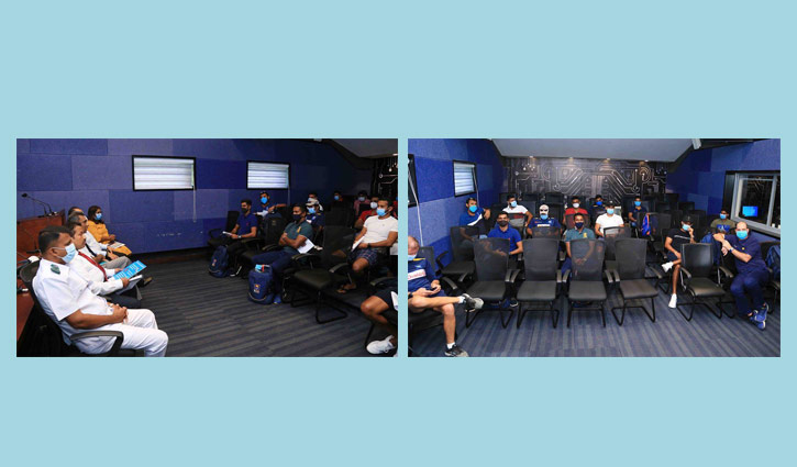 Sri Lanka cricketers return to training