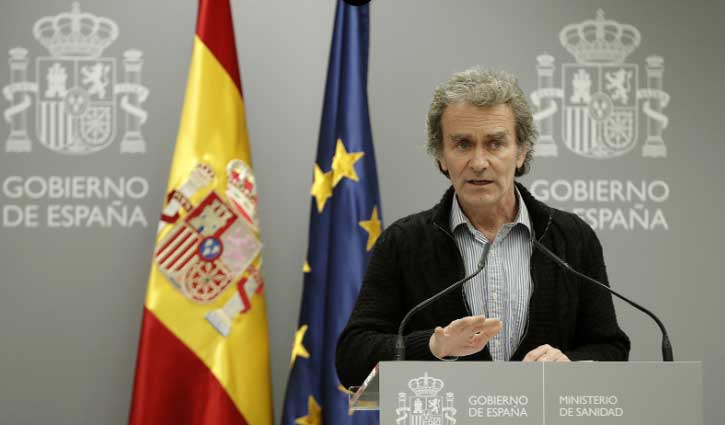 স্পেনে করোনায় নতুন মৃত্যু নেই