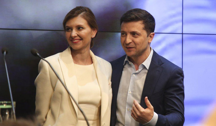 Ukraine president’s wife diagnosed with coronavirus