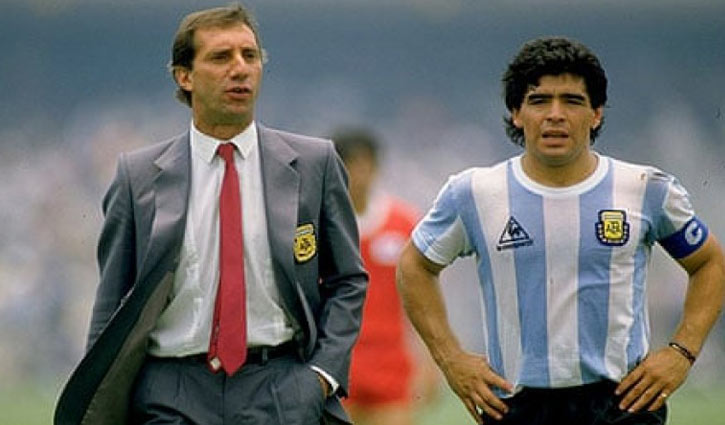 করোনাভাইরাসে আক্রান্ত ম্যারাডোনাদের বিশ্বকাপজয়ী কোচ