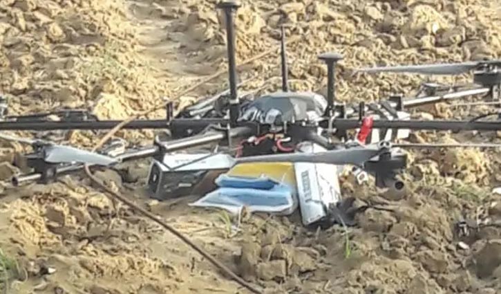 BSF shoots down Pakistani drone carrying arms in Kashmir