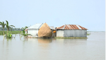 কুড়িগ্রামে আবার বাড়ছে ধরলার পানি, বাঁধে ভাঙন কুড়িগ্রামে আবার বাড়ছে ধরলার পানি, বাঁধে ভাঙন