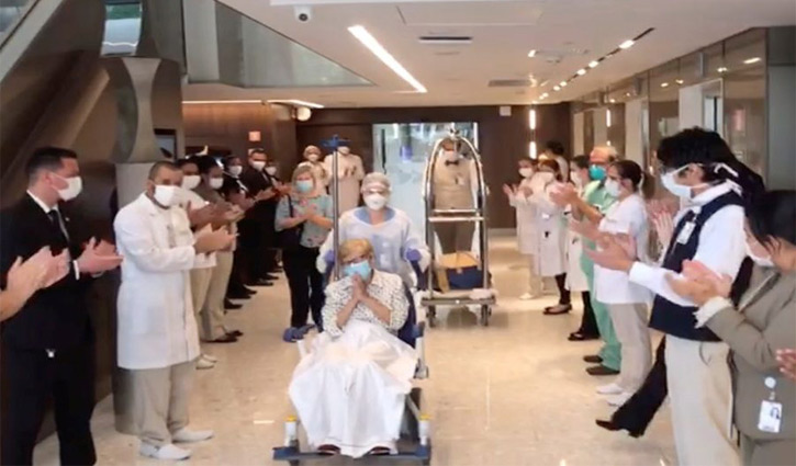 ৯৭ বছর বয়সী নারীর করোনা জয়