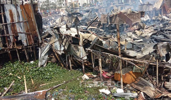 Probe body formed over Rupnagar Slum fire