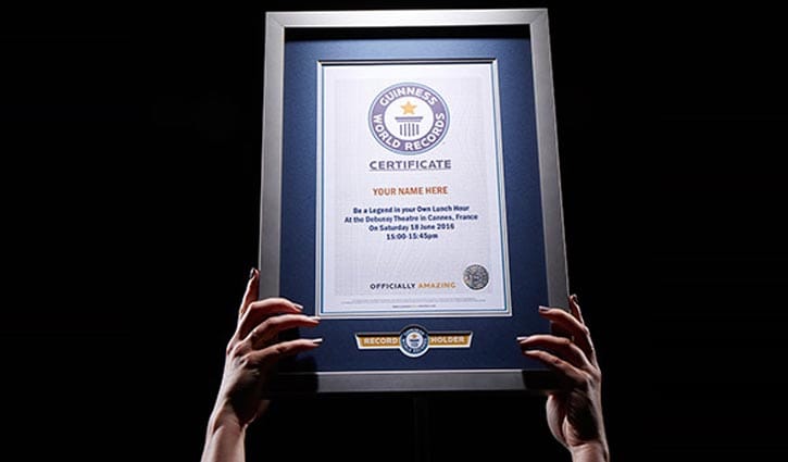 যেভাবে নাম লেখাবেন গিনেজ বুকে