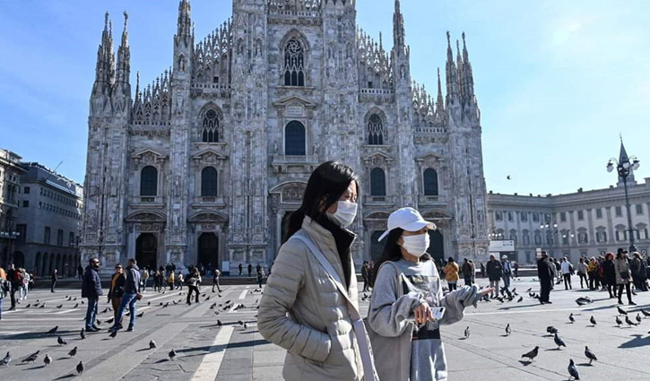 Italy coronavirus death toll riches 197