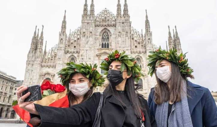 Italian daily coronavirus deaths rise to 463