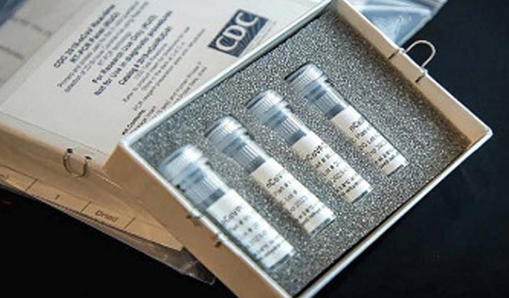 Coronavirus testing kit raw materials arrive on April 6