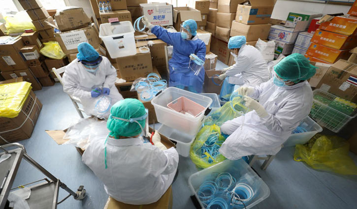 Global death toll from coronavirus rises to 3202