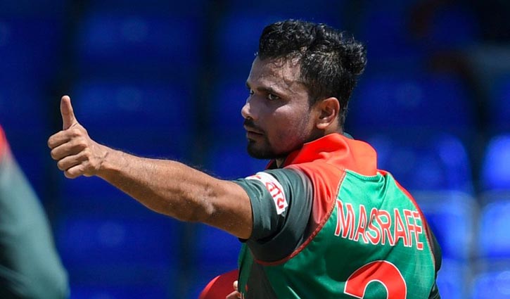 বাংলাদেশ ক্রিকেট দলের সবাইকে ধন্যবাদ: মাশরাফি বাংলাদেশ ক্রিকেট দলের সবাইকে ধন্যবাদ: মাশরাফি
