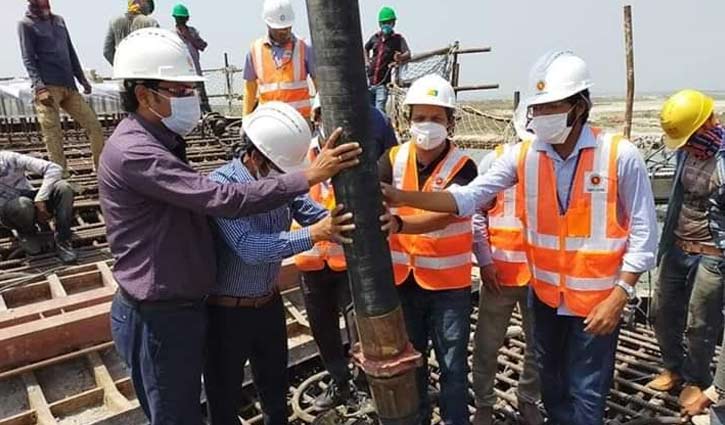 Work of Padma Bridge’s 42 pillars completed