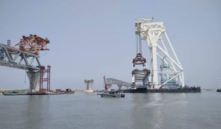 4,200 metres of Padma Bridge become visible