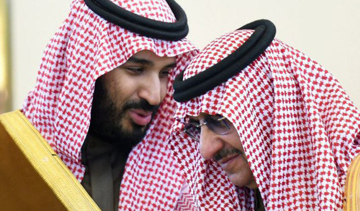 3 senior members of Saudi royal family detained