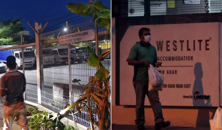সিঙ্গাপুরে কোয়ারেন্টাইনে ২০ হাজার বিদেশি শ্রমিক