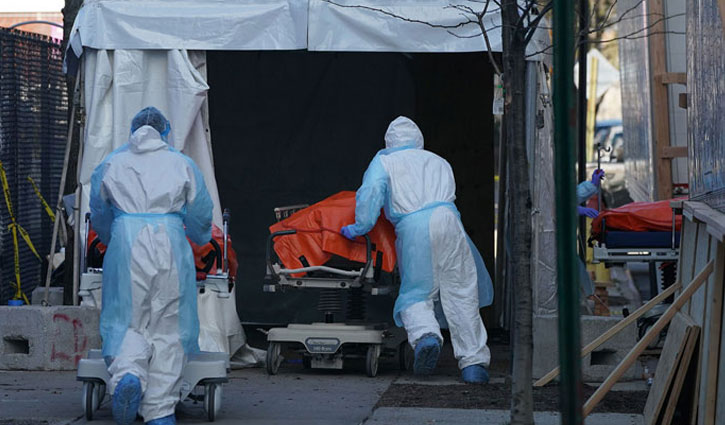 US records largest one-day death toll from coronavirus