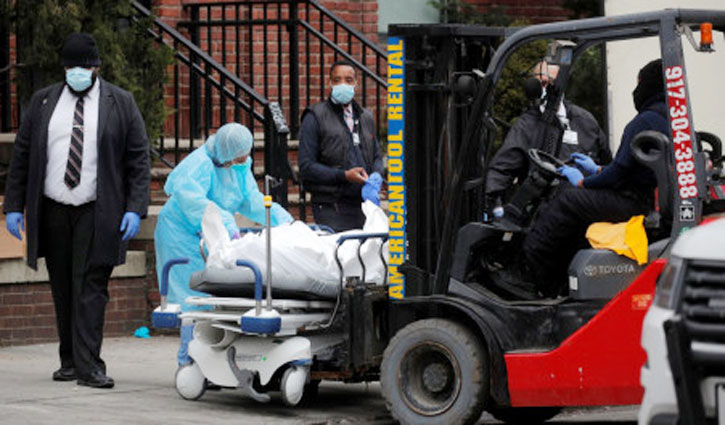 করোনায় মৃত্যুতে চীনকে ছাড়িয়ে গেল যুক্তরাষ্ট্র