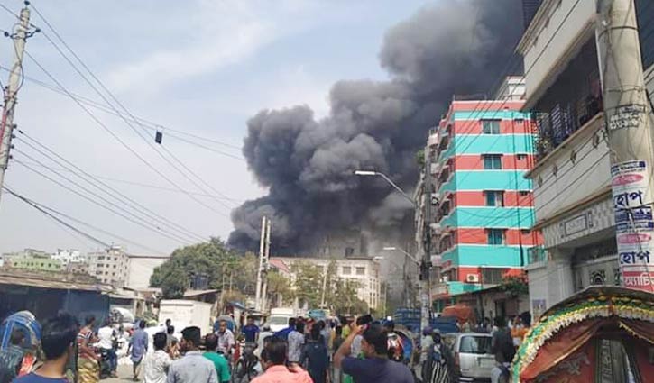 Fire at Mirpur Jhutpatti