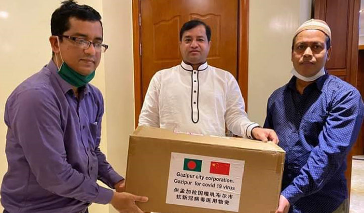 চীন থেকে ১০ হাজার কিট এনেছেন গাসিক মেয়র চীন থেকে ১০ হাজার কিট এনেছেন গাসিক মেয়র
