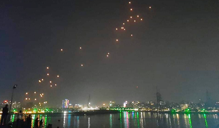 শত ফানুসে হাতিরঝিলে মুজিববর্ষ শত ফানুসে হাতিরঝিলে মুজিববর্ষ