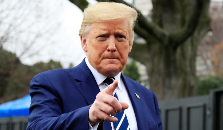 করোনাভাইরাস: ক্ষতিগ্রস্তদের অর্থ সহায়তার ঘোষণা ট্রাম্পের