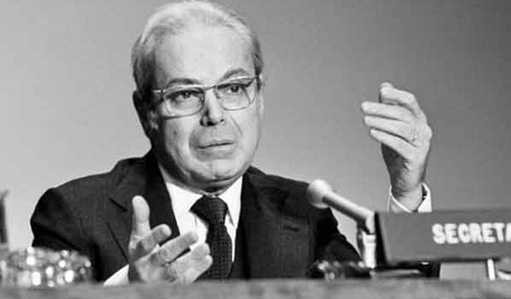 Ex-UN Secretary-General Perez de Cuellar dies
