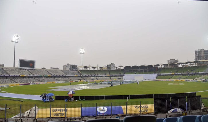 Persistent rain washes out day three of Dhaka Test Persistent rain washes out day three of Dhaka Test