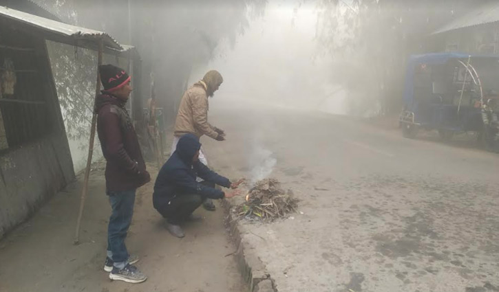 Temperature recorded at 7. degree Celsius in Kurigram