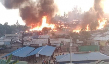 Fire at Ukhia Rohingya camp