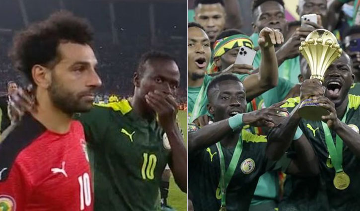 মিশরকে হারিয়ে চ্যাম্পিয়ন সেনেগাল, সালাহকে মানের সান্ত্বনা