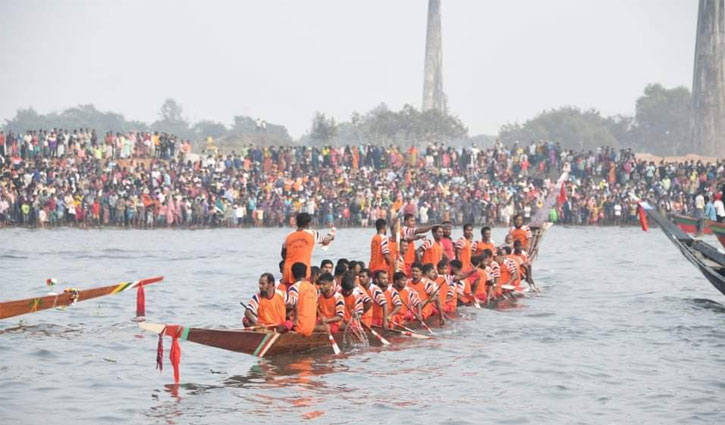 স্বাধীনতার সুবর্ণজয়ন্তী ও মুজিববর্ষ নৌকাবাইচে চ্যাম্পিয়ন এনায়েত নগর
