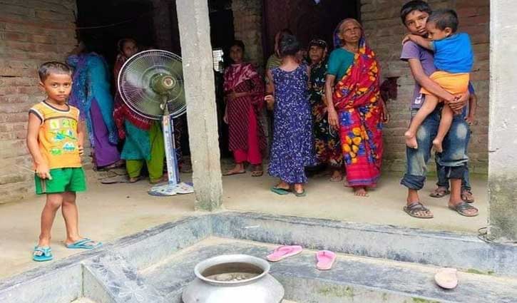 পাতিলের পানিতে পড়ে শিশুর মৃত্যু পাতিলের পানিতে পড়ে শিশুর মৃত্যু