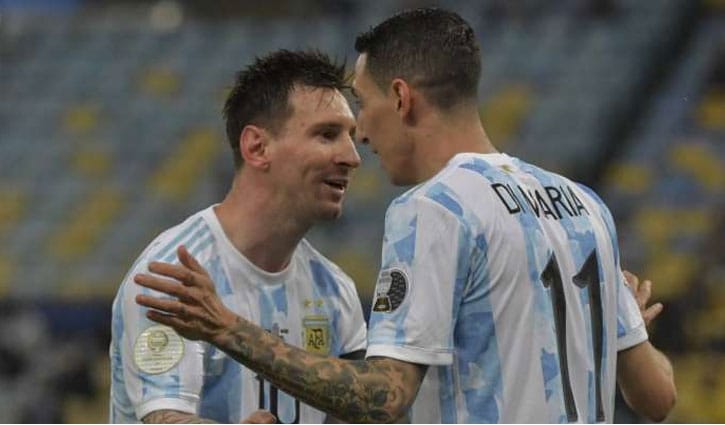 মেসি যেভাবে ডি মারিয়াকে তাঁতিয়ে দিয়েছিলেন