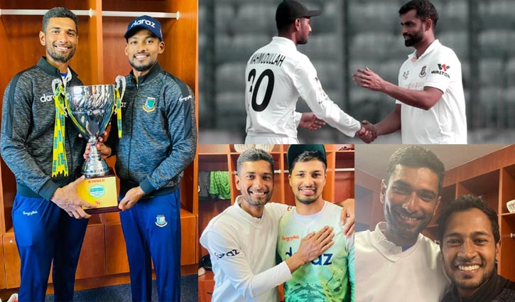 সতীর্থদের ভালোবাসায় সিক্ত অবসরে যাওয়া মাহমুদউল্লাহ সতীর্থদের ভালোবাসায় সিক্ত অবসরে যাওয়া মাহমুদউল্লাহ