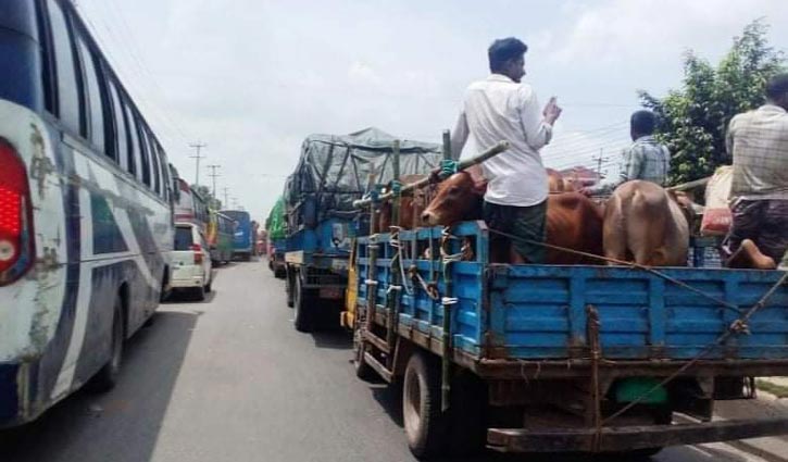 সাভারের ৩ সড়কে তীব্র যানজট