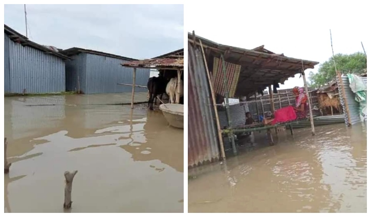 চাঁপাইনবাবগঞ্জের নিম্নাঞ্চল প্লাবিত, ভোগান্তি