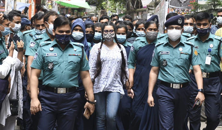 তৃতীয় দফা রিমান্ড শেষে কারাগারে পরীমনি