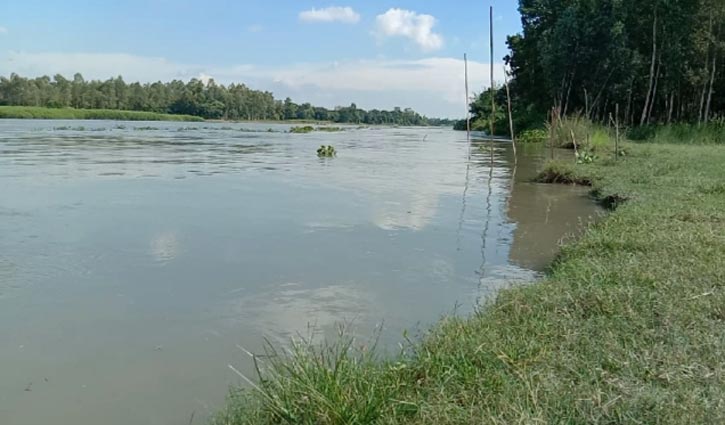কালীগঙ্গা নদীর পানি বিপৎসীমার ৭ সেন্টিমিটার ওপরে কালীগঙ্গা নদীর পানি বিপৎসীমার ৭ সেন্টিমিটার ওপরে